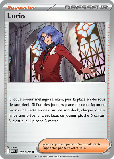 Image de la carte Pokemon Lucio 157/167
