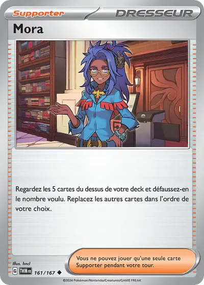 Image de la carte Pokemon Mora 161/167