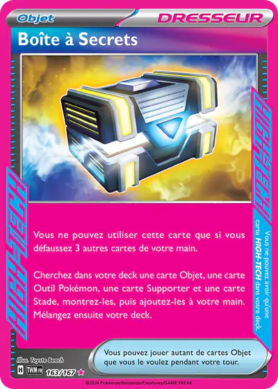 Image de la carte Pokemon Boîte à Secrets 163/167