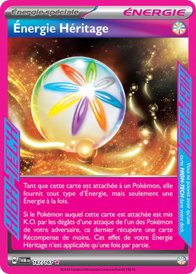 Image de la carte Pokemon Énergie Héritage 167/167