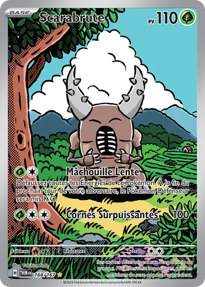 Image de la carte Pokemon Scarabrute 168/167