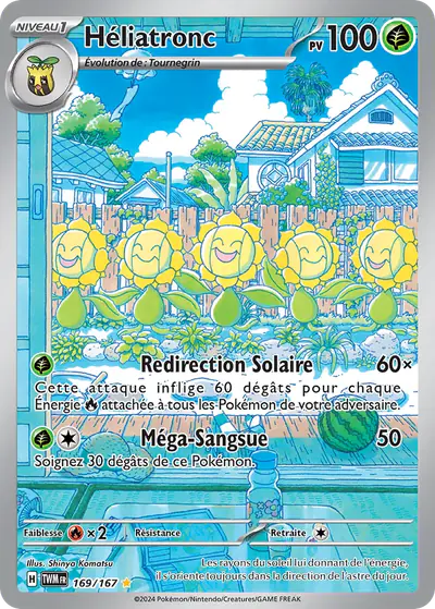 Image de la carte Pokemon Héliatronc 169/167