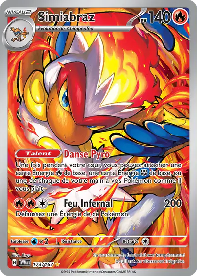 Image de la carte Pokemon Simiabraz 173/167