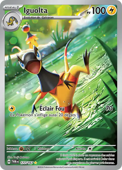 Image de la carte Pokemon Iguolta 177/167
