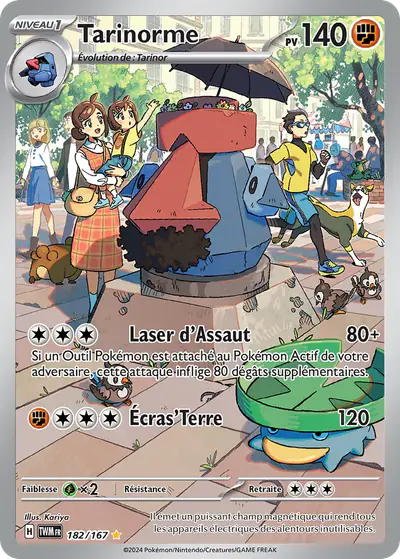 Image de la carte Pokemon Tarinorme 182/167