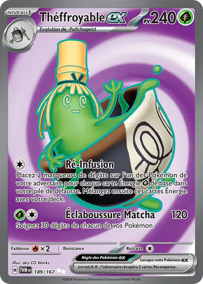 Image de la carte Pokemon Théffroyable ex 189/167