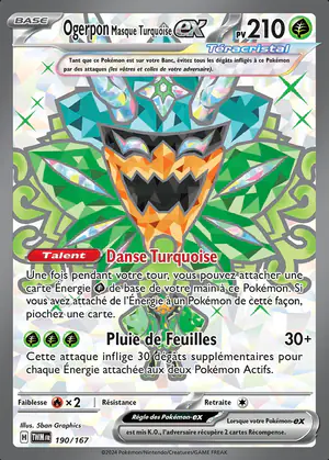 Ogerpon Masque Turquoise ex 190/167