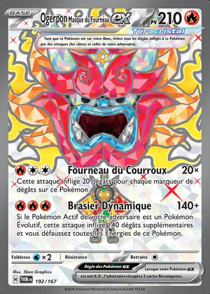 Ogerpon Masque du Fourneau ex 192/167