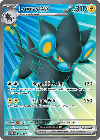 Image de la carte Pokemon Luxray ex 195/167