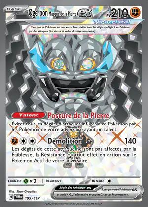 Ogerpon Masque de la Pierre ex 199/167