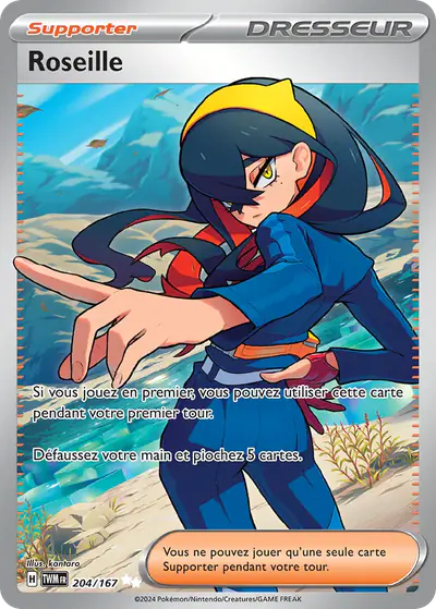 Image de la carte Pokemon Roseille 204/167