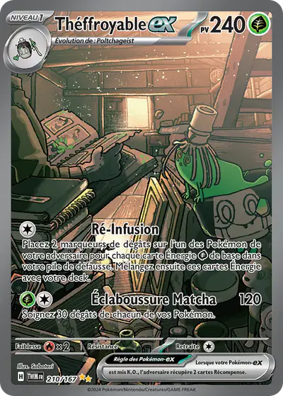 Image de la carte Pokemon Théffroyable ex 210/167
