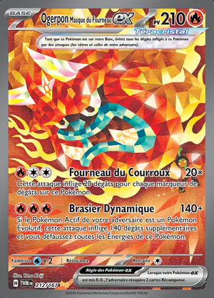 Ogerpon Masque du Fourneau ex 212/167