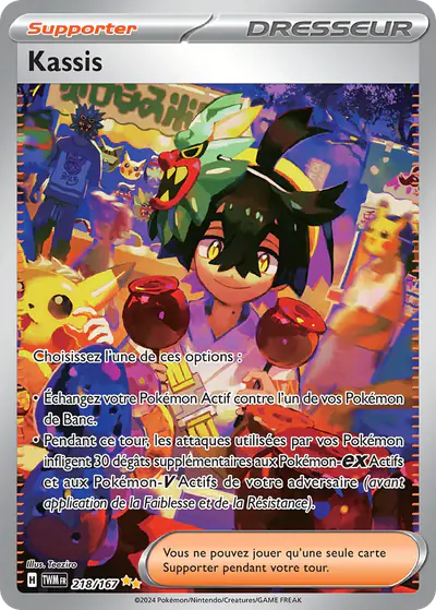 Image de la carte Pokemon Kassis 218/167