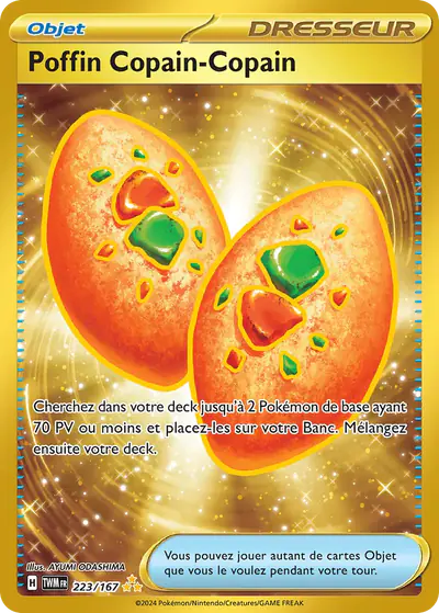 Image de la carte Pokemon Poffin Copain-Copain 223/167