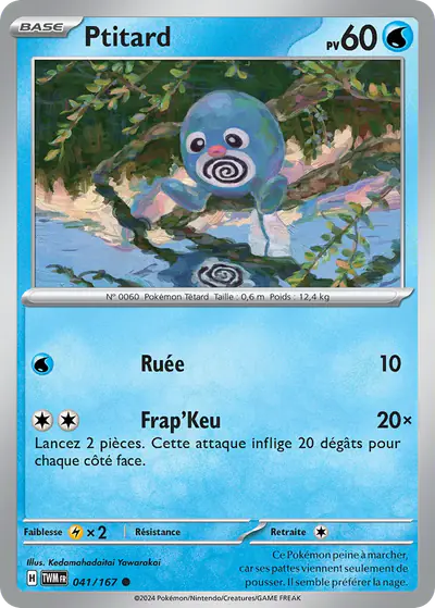 Image de la carte Pokemon Ptitard 041/167