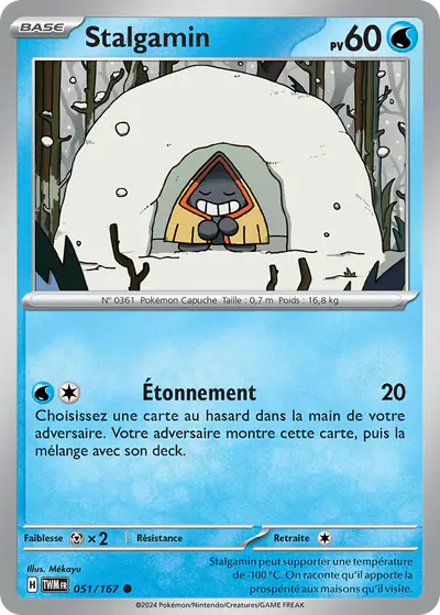 Image de la carte Pokemon Stalgamin 051/167