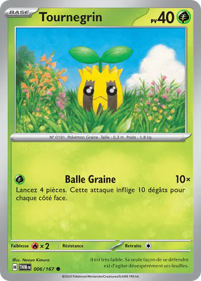 Image de la carte Pokemon Tournegrin 006/167