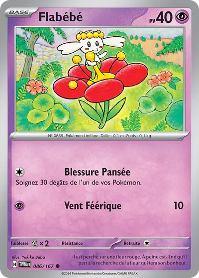 Image de la carte Pokemon Flabébé 086/167