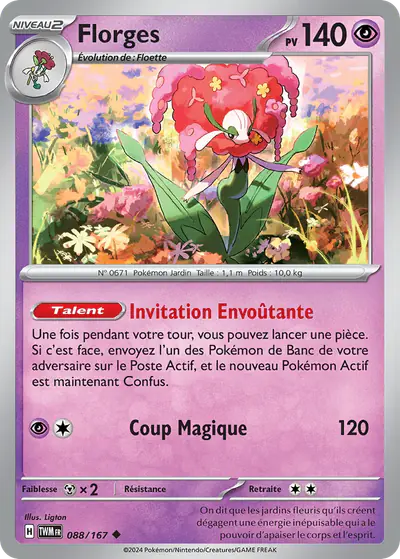 Image de la carte Pokemon Florges 088/167