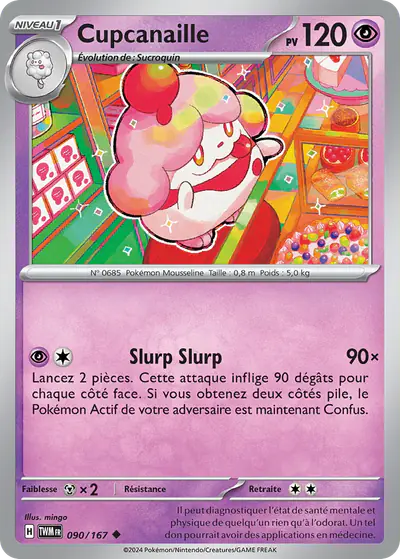 Image de la carte Pokemon Cupcanaille 090/167