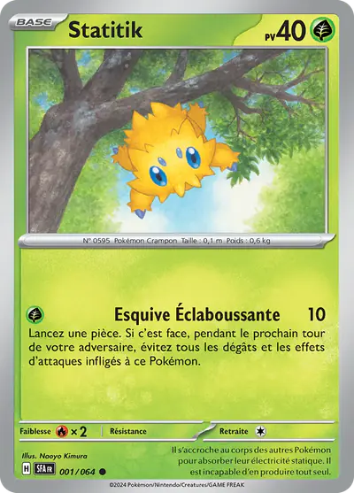 Image de la carte Pokemon Statitik 001/64