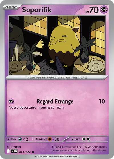 Image de la carte Pokemon Soporifik 016/64