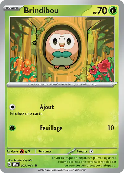 Image de la carte Pokemon Brindibou 003/64