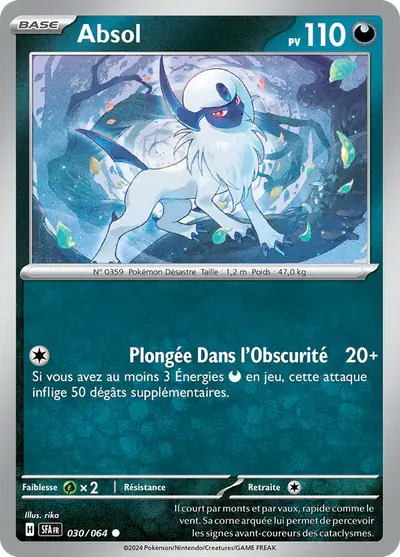 Image de la carte Pokemon Absol 030/64