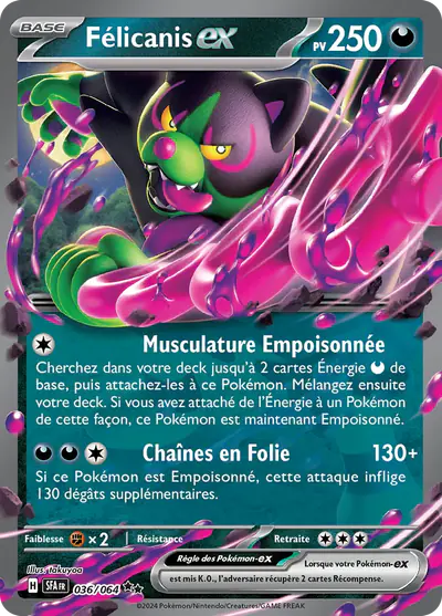 Image de la carte Pokemon Félicanis ex 036/64