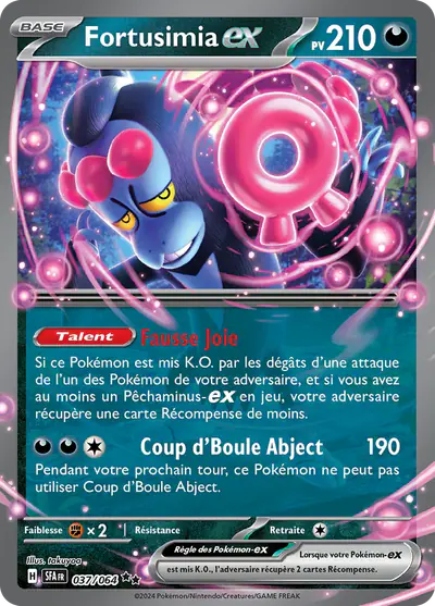 Image de la carte Pokemon Fortusimia ex 037/64