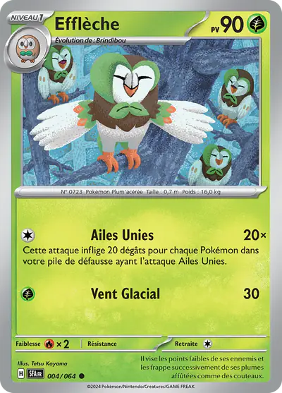Image de la carte Pokemon Efflèche 004/64