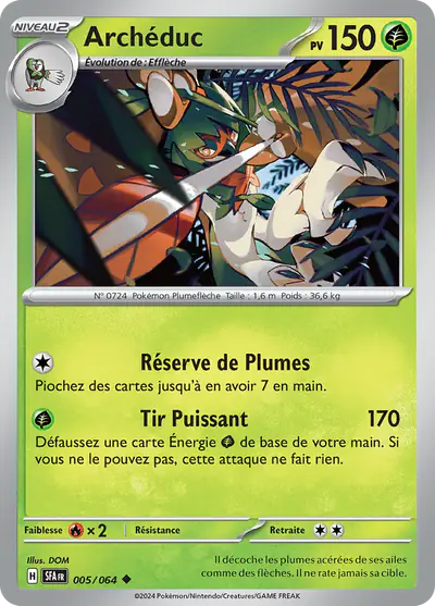 Image de la carte Pokemon Archéduc 005/64