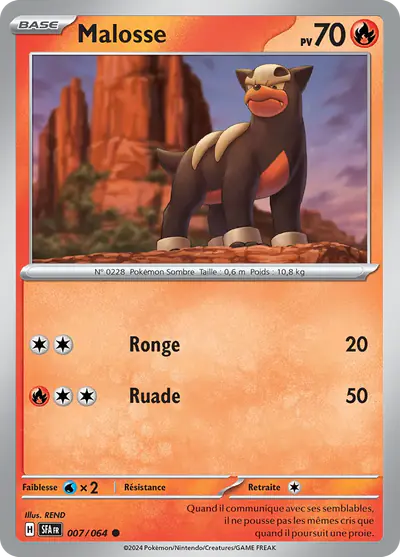 Image de la carte Pokemon Malosse 007/64