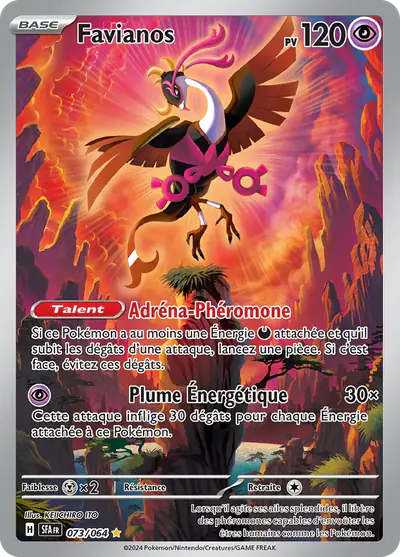 Image de la carte Pokemon Favianos 073/64