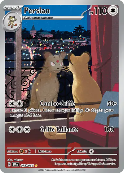 Image de la carte Pokemon Persian 078/64