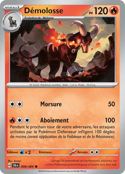 Image de la carte Pokemon Démolosse 008/64