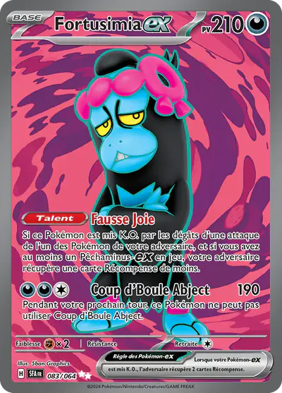 Image de la carte Pokemon Fortusimia ex 083/64