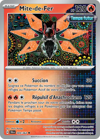 Image de la carte Pokemon Mite-de-Fer 009/64