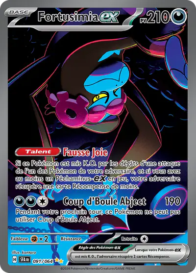 Image de la carte Pokemon Fortusimia ex 091/64