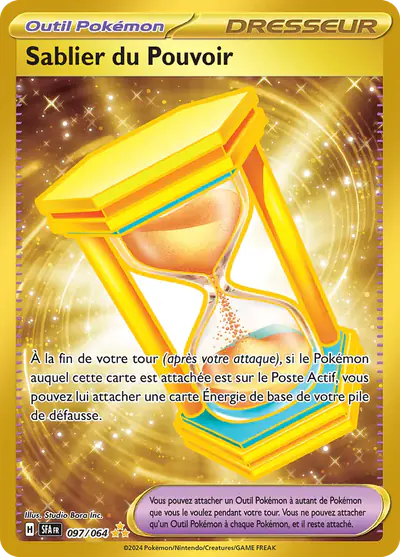 Image de la carte Pokemon Sablier du Pouvoir 097/64