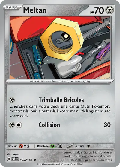 Image de la carte Pokemon Meltan 103/142