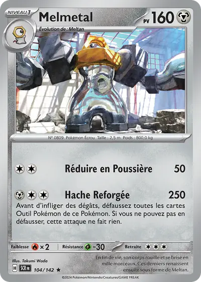 Image de la carte Pokemon Melmetal 104/142