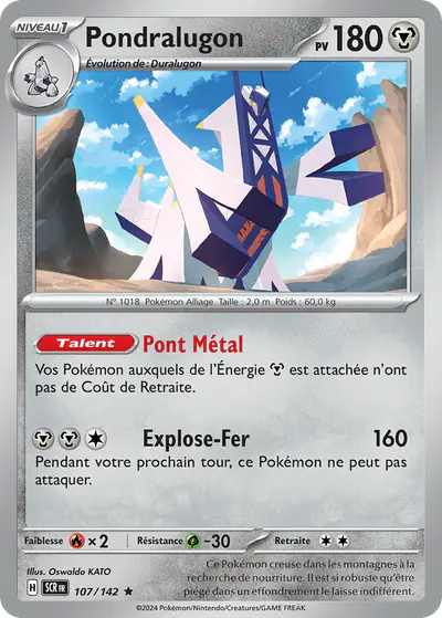 Image de la carte Pokemon Pondralugon 107/142