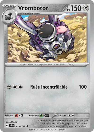 Image de la carte Pokemon Vrombotor 109/142
