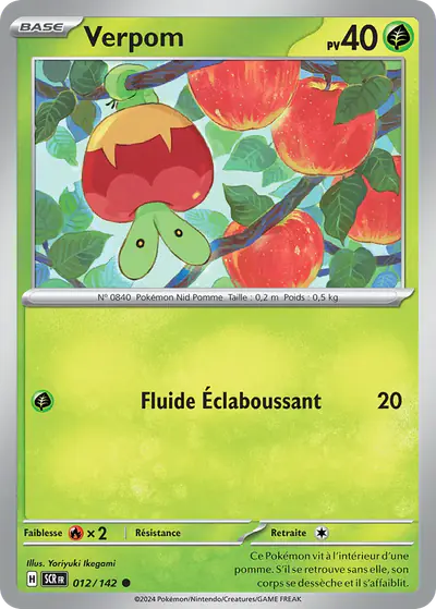 Image de la carte Pokemon Verpom 012/142
