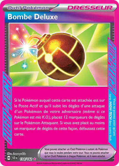 Image de la carte Pokemon Bombe Deluxe 134/142