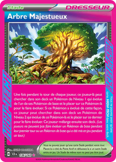 Image de la carte Pokemon Arbre Majestueux 136/142