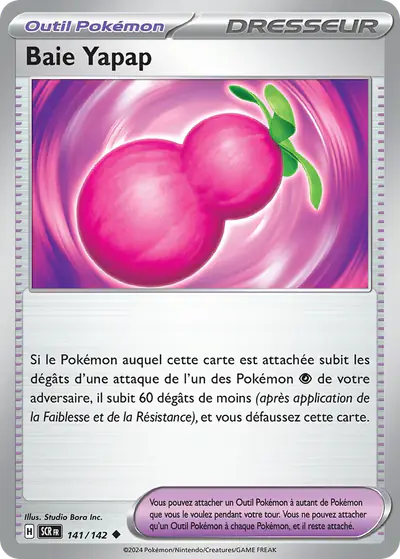 Image de la carte Pokemon Baie Yapap 141/142