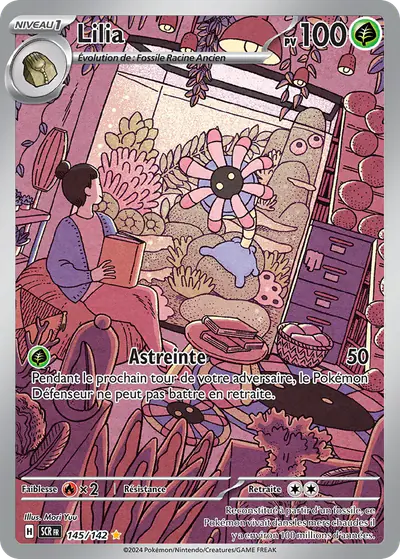 Image de la carte Pokemon Lilia 145/142